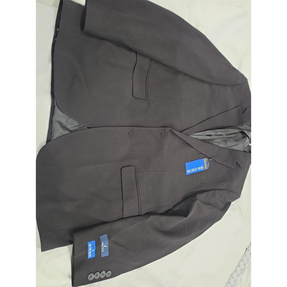 Nautica Suit Jacket 40 R Black NWT